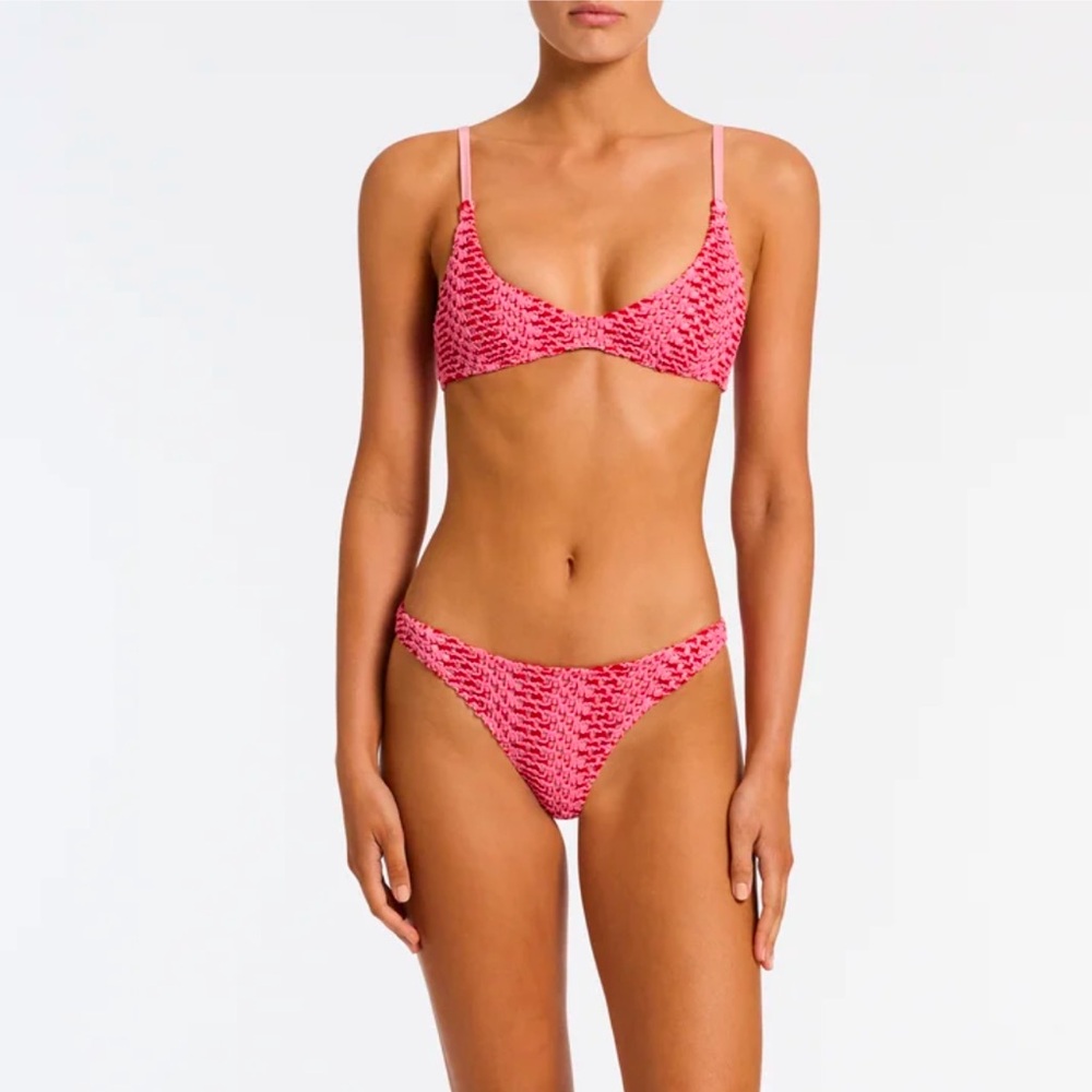 Pink MAIA - ALINA TRIANGL CHEEKY STYLE Bikini